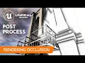 Unreal Engine 5 Rendering Ambient Occlusion with Post Process Material
