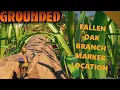 Fallen Oak Branch Marker Location