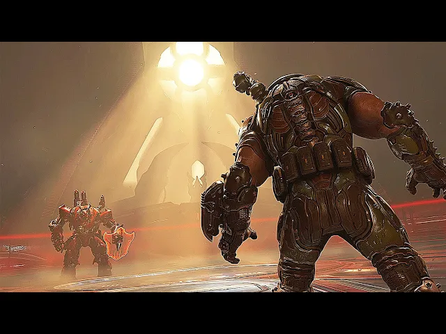 Doomguy vs The Dark Lord Boss Fight - Doom Eternal The Ancient Gods Part Two Ending
