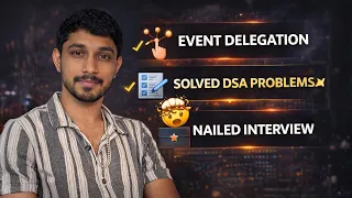 Day 38 of Finding a Job Series Event Delegation in JavaScript Explained Interview Experience