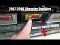 How to replace battery 2017-2019 Chrysler Pacifica