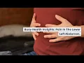 Pain in The Lower Left Abdomen Common Causes and When to Seek Medical Care BuoyHealth com