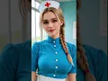 Download Lagu Angels in White: Eastern Grace vs. Western Charm - Your Pick? | 4K AI Girl Lookbook  #nurses