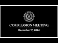 TWC Commission Meeting 12-17-2024