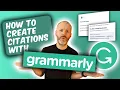 How to Create Citations with Grammarly