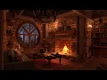 Download Lagu Cozy Hut Ambience - Gentle Night Rain \u0026 Fireplace