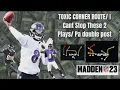 TOXIC Corner Route I Cant Stop These 2 Plays PA double Post Post Madden 23