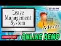 Leave Management System - Admin