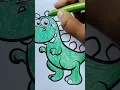 Cute dinosaur coloring