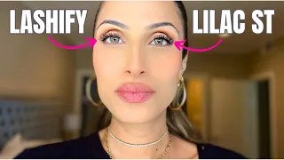 LASHIFY VS LILAC st DIY Lash Extensions Which Lasted Longer Application Tips