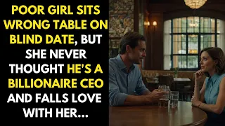 Poor Girl Sits Wrong Table On Blind Date,Never Thought He's Billionaire CEO And Falls Love With Her