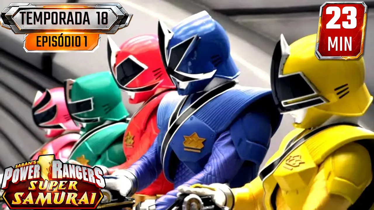 A Equipe Se Reúne ???? Samurai ⚡ Power Rangers Para Crianças