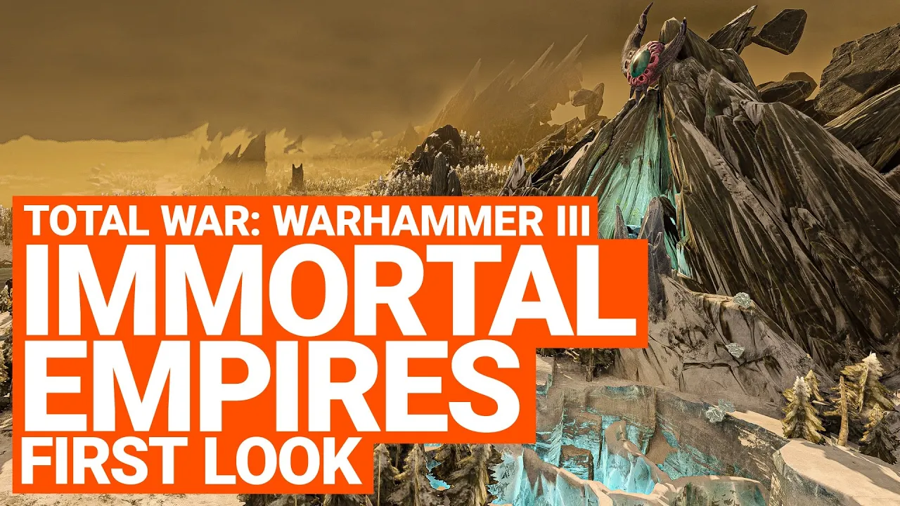 Total War: WARHAMMER III - Immortal Empires Map First Look