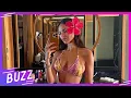 Eiza Gonzalez le dio la bienvenida al verano con un colorido bikini Buzz