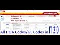 All GL Codes HOA Head of Account Codes in IT 2 0 How to search GL codes in IT 2 0