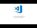 How to run javascript in visual studio code windows 10