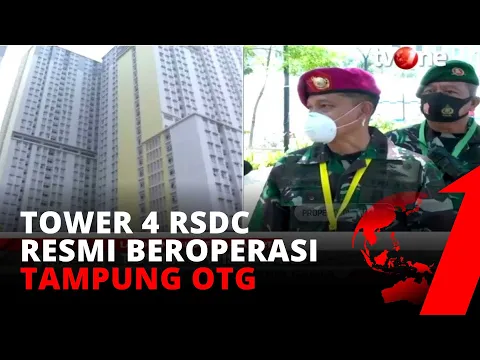 Tampung Pasien Tanpa Gejala, Tower 4 RSDC Resmi Beroperasi | tvOne