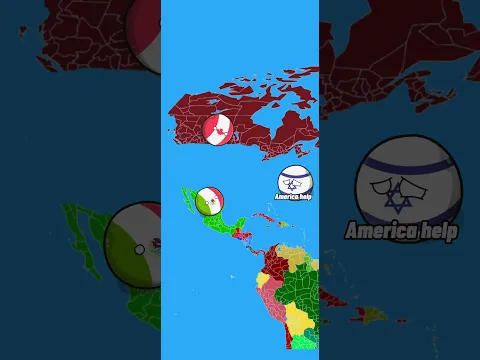 Countries in Nutshell Who Stole America 🇺🇸😮 ||Part-1||#viarlshort #countryballs #nutshell