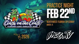 imca tv LIVE LOOK-IN Northwest Florida Speedway Baker FL February 22nd 2026