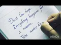 how to improve italic calligraphy
