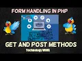 GET POST FORM Methods PHP Simple Programming Example by Technology WiNG Team