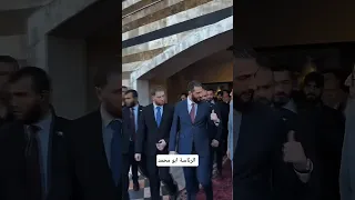 الله يحميك سيادة الرئيس احمد الشرع رئيس الجمهورية العربية السورية سوريا 