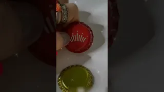 كيفيه عمل دبوس للشنطه من غطاء الازازه 