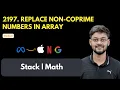 Replace Non Coprime Numbers in Array LeetCode 2197 Stack Math Hard
