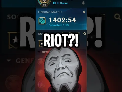 Trying to get into a League of Legends Game as a Jhin Support
