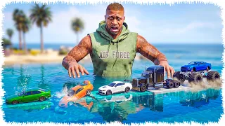 Джонни легенда көліктерін суға батыру шайқасына қатыстырды 🌊🚗 (GTA V)