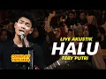 Download Lagu HALU - FEBY PUTRI (LIRIK) LIVE AKUSTIK COVER BY TRI SUAKA