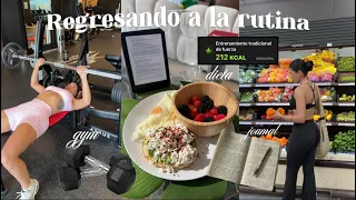 regresando a la rutina 🌱✨ *vlog* dieta 🥒 gym 🏋🏽♀️ música 🎙️