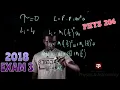 Physics 206 - 2018 Exam 3