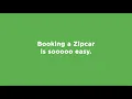 How to book a Zipcar