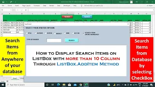 AddItem Method Display items on listbox with more than 10 column through Listbox AddItem method