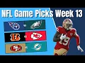 NFL Week 13 Game Picks AFC Championship Rematch