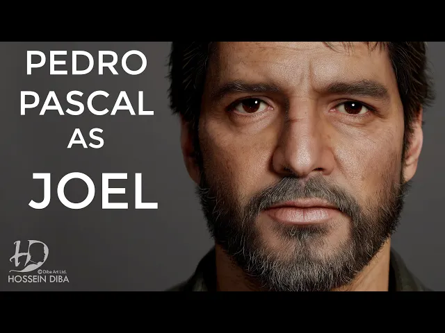 3D Model of Pedro Pascal as Joel from TLOU (Real Time) - How Pedro Pascal Could Look As Joel