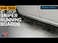 2009-2018 RAM 1500 4-Inch Drop Sniper Running Boards Review Install