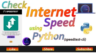 How to Check Internet Speed Using Python SpeedTest-Cli