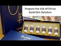 How to use etrive gold skin solution