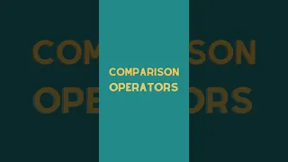 Basics of Javascript Javascript Operators