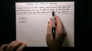 Modeling With Arithmetic Sequences