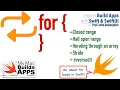 Ch 1 14 for loops in Swift SwiftUI Course 2025