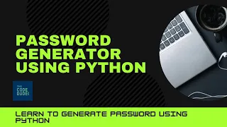 How to generate password using python