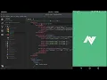 Nativescript-vue Tutorial RadSideDrawer over ActionBar Android navigation drawer android tut