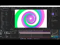 Spiral Effect on After Effects