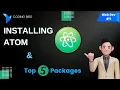 How to install Atom with essential packages Web Development