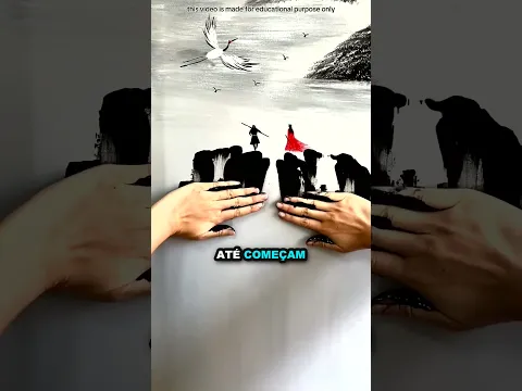 🎨 Ela transforma seu quadro com tinta preta