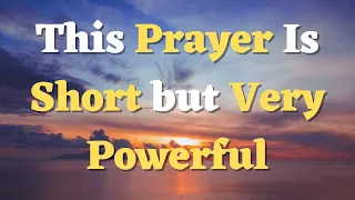 Pray This Short Morning Prayer Before You Start Your Day Lord I Dedicate This Day To You 