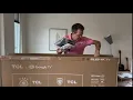 2024 TCL 75 C855 unboxing and wall mounting